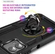 Motorola Moto G 5G (2023) Hoesje met Magnetische Kickstand Ring Zwart afbeelding 5
