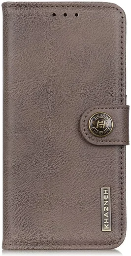 KHAZNEH Motorola Thinkphone Hoesje Portemonnee Book Case Khaki afbeelding 8