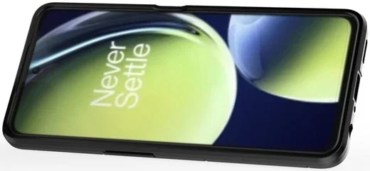 OnePlus Nord CE 3 Lite Hoesje met Magnetische Kickstand Ring Zwart afbeelding 2