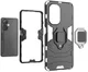 OnePlus Nord CE 3 Lite Hoesje met Magnetische Kickstand Ring Zwart afbeelding 4