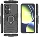 OnePlus Nord CE 3 Lite Hoesje met Magnetische Kickstand Ring Zwart afbeelding 6
