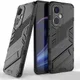OnePlus Nord CE 3 Lite Hoesje Shockproof Kickstand Back Cover Zwart