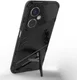 OnePlus Nord CE 3 Lite Hoesje Shockproof Kickstand Back Cover Zwart afbeelding 3