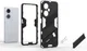 OnePlus Nord CE 3 Lite Hoesje Shockproof Kickstand Back Cover Zwart afbeelding 4