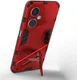 OnePlus Nord CE 3 Lite Hoesje Shockproof Kickstand Back Cover Rood afbeelding 3