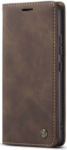 CaseMe 013 Xiaomi Redmi 12C Book Case met Pasjeshouder Coffee afbeelding 2