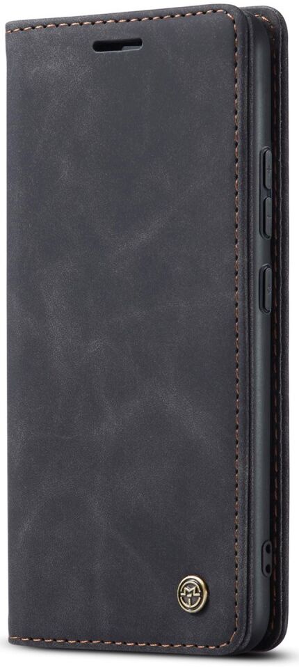 CaseMe 013 Honor Magic5 Lite Hoesje Book Case met Pasjeshouder Zwart afbeelding 2