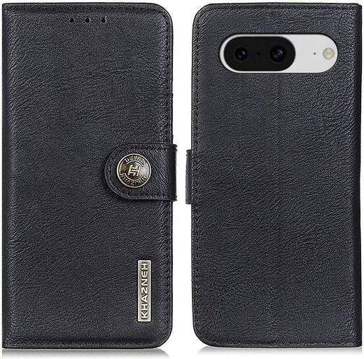 KHAZNEH Google Pixel 8 Hoesje Portemonnee Book Case Zwart afbeelding 2