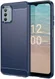 Nokia G22 Hoesje Geborsteld TPU Flexibele Back Cover Blauw afbeelding 1