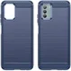 Nokia G22 Hoesje Geborsteld TPU Flexibele Back Cover Blauw afbeelding 2