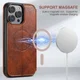 Apple iPhone 13 Pro Hoesje MagSafe Portemonnee Book Case Khaki afbeelding 4