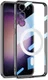 Samsung Galaxy S23 Hoesje MagSafe Back Cover TPU Transparant/Zwart afbeelding 1