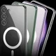 Samsung Galaxy S23 Hoesje MagSafe Back Cover TPU Transparant/Zwart afbeelding 7