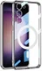 Samsung Galaxy S23 Plus Hoesje MagSafe Back Cover Transparant/Zilver afbeelding 1