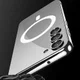 Samsung Galaxy S23 Plus Hoesje MagSafe Back Cover Transparant/Zilver afbeelding 5