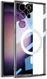 Samsung Galaxy S23 Ultra Hoesje MagSafe Back Cover Transparant/Zwart