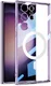 Samsung Galaxy S23 Ultra Hoesje MagSafe Back Cover Transparant/Paars afbeelding 1