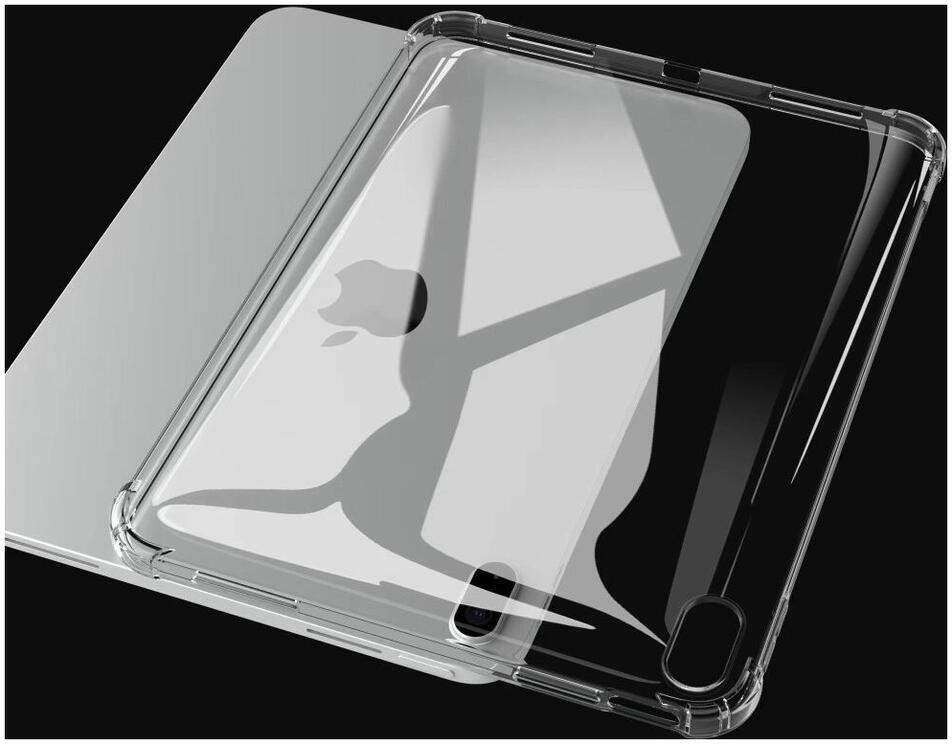 Apple iPad 11 (2025) / 10.9 (2022) Hoes Dun TPU Back Cover Transparant afbeelding 3