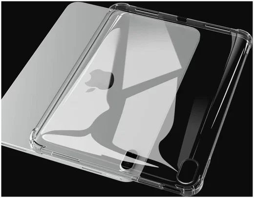 Apple iPad 11 (2025) / 10.9 (2022) Hoes Dun TPU Back Cover Transparant afbeelding 3