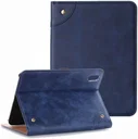 Apple iPad 11 (2025)/10.9 (2022) Hoes Pasjeshouder Book Case met Standaard Blauw
