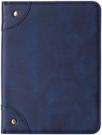 Apple iPad 11 (2025)/10.9 (2022) Hoes Pasjeshouder Book Case met Standaard Blauw afbeelding 7