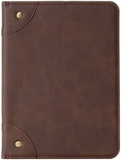 Apple iPad 11 (2025)/10.9 (2022) Hoes Pasjeshouder Book Case met Standaard Bruin afbeelding 7