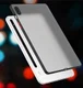 Samsung Galaxy Tab S7 Hoes Matte Back Cover Transparant/Zwart afbeelding 2