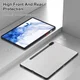 Samsung Galaxy Tab S7 Hoes Matte Back Cover Transparant/Zwart afbeelding 7