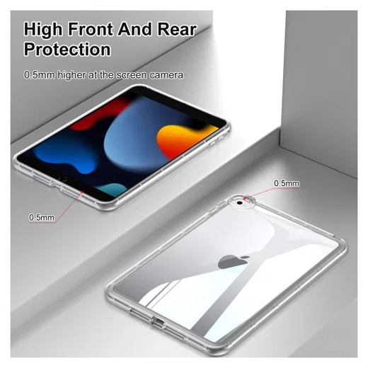 Apple iPad Mini 4 / Mini 5 Hoes Schokbestendige Back Cover Transparant afbeelding 4