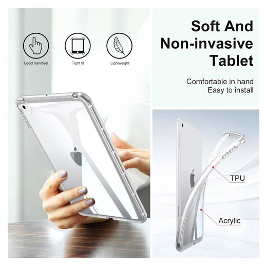 Apple iPad Mini 4 / Mini 5 Hoes Schokbestendige Back Cover Transparant afbeelding 5
