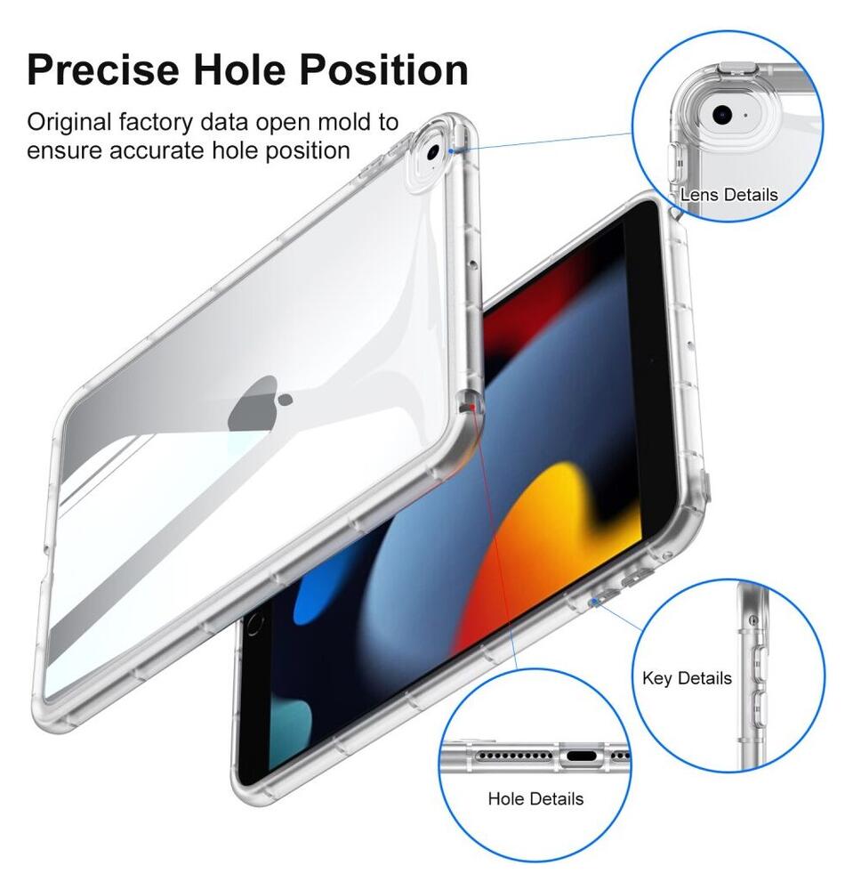Apple iPad Mini 4 / Mini 5 Hoes Schokbestendige Back Cover Transparant afbeelding 7