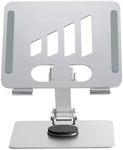 Universele Verstelbare Bureau Houder Smartphone/Tablet/Laptop Zilver afbeelding 1