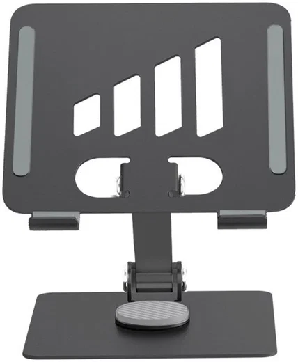 Universele Verstelbare Bureau Houder Smartphone/Tablet/Laptop Zwart afbeelding 1