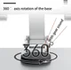 Universele Verstelbare Bureau Houder Smartphone/Tablet/Laptop Zwart afbeelding 4