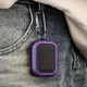 Airpods Pro 1/2 Kunstlederen Schokbestendig Hoesje Zwart/Groen afbeelding 7