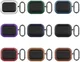 Airpods Pro 1/2 Kunstlederen Schokbestendig Hoesje Zwart/Groen afbeelding 9