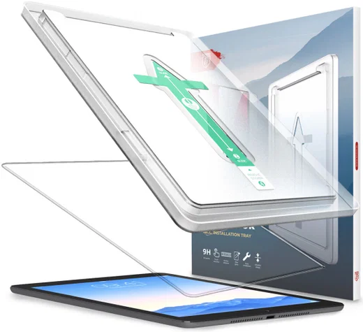 Rosso iPad 9.7 2017/2018/Air 2 Tempered Glass met Installatietray afbeelding 1