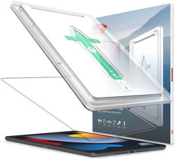 Rosso iPad 10.2 2019/2020/2021 Tempered Glass met Installatietray afbeelding