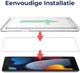 Rosso iPad 10.2 2019/2020/2021 Tempered Glass met Installatietray afbeelding 2