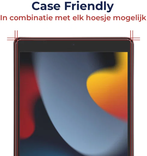 Rosso iPad 10.2 2019/2020/2021 Tempered Glass met Installatietray afbeelding 4