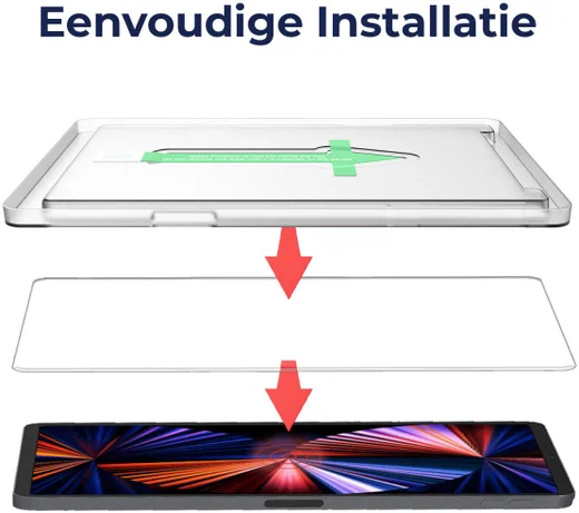 Rosso Apple iPad Pro 11 / Air 10.9 Tempered Glass met Installatietray afbeelding 2