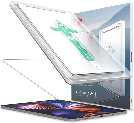 Rosso Apple iPad Pro 12.9 Tempered Glass met Installatietray afbeelding 1