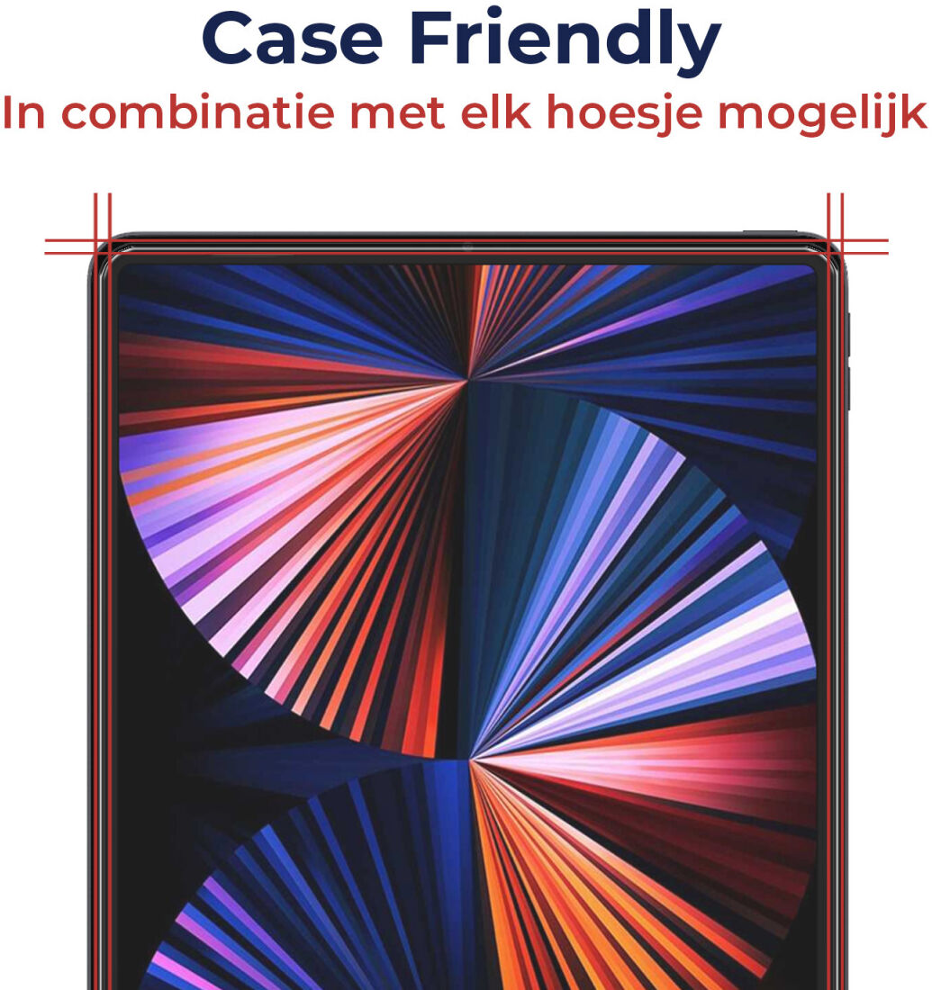 Rosso Apple iPad Pro 12.9 Tempered Glass met Installatietray afbeelding 4