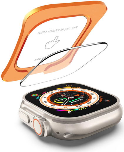 Rosso Apple Watch Ultra 3/2/1 Tempered Glass met Installatietray afbeelding 5