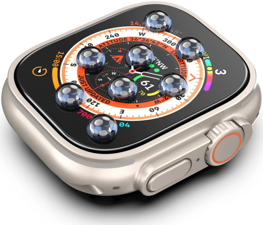 Rosso Apple Watch Ultra 3/2/1 Tempered Glass met Installatietray afbeelding 8