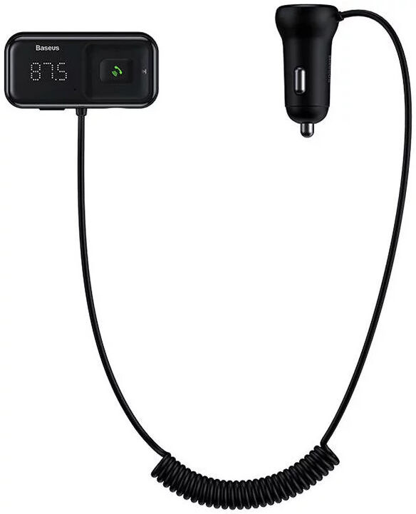 Baseus Dubbele USB Autolader en Bluetooth FM Muziek Transmitter 15W afbeelding 1