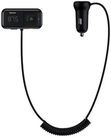 Baseus Dubbele USB Autolader en Bluetooth FM Muziek Transmitter 15W afbeelding 1