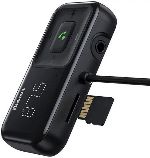 Baseus Dubbele USB Autolader en Bluetooth FM Muziek Transmitter 15W afbeelding 3