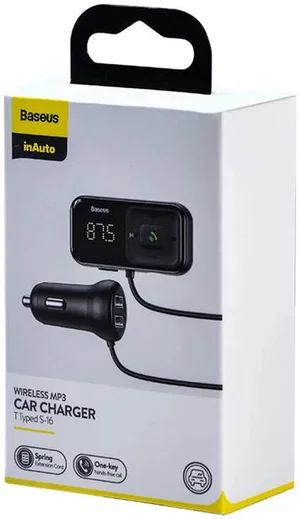 Baseus Dubbele USB Autolader en Bluetooth FM Muziek Transmitter 15W afbeelding 7