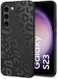 HappyCase Samsung Galaxy S23 Hoesje Flexibel TPU Luipaard Print Zwart afbeelding 2